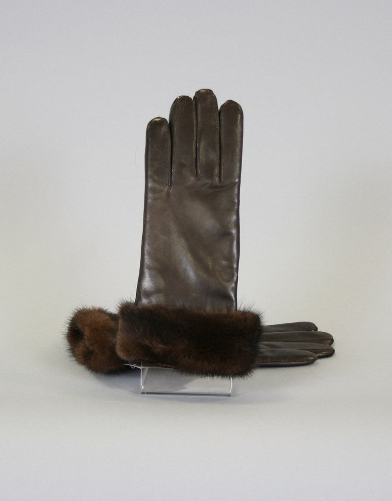 Mink Trimmed Glove