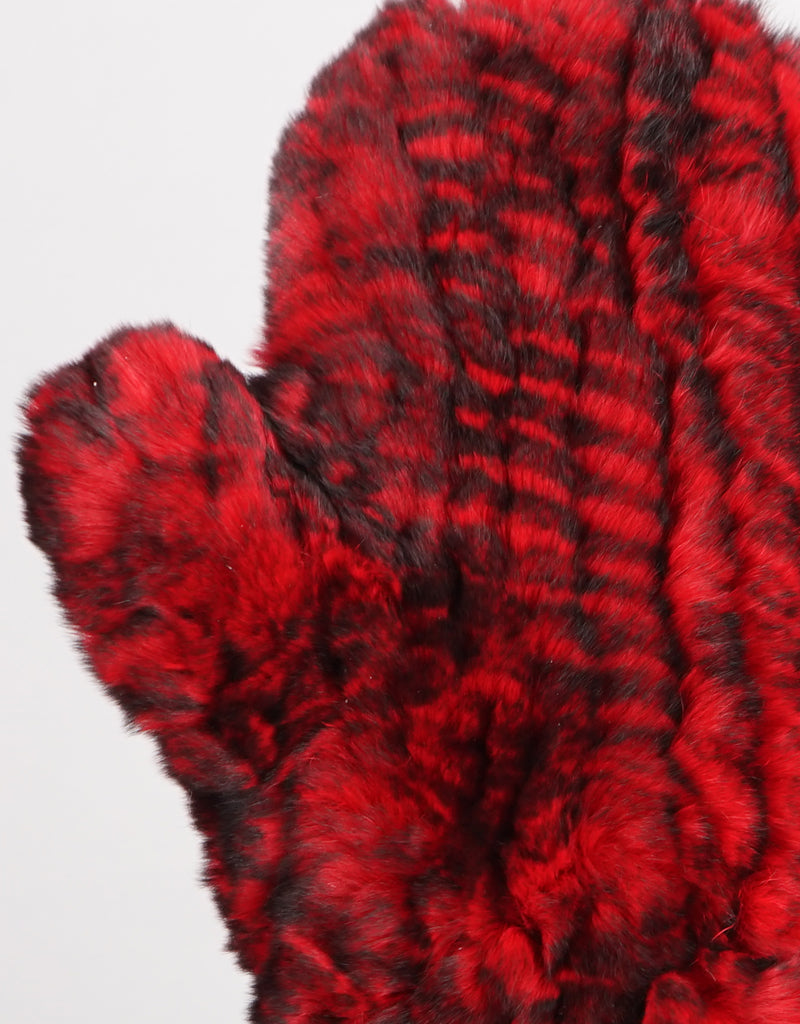 Rex Mitten - Red / Black