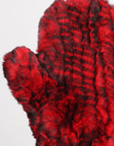 Rex Mitten - Red / Black