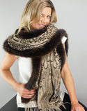 Printed Cashmere Shawl- Sahara