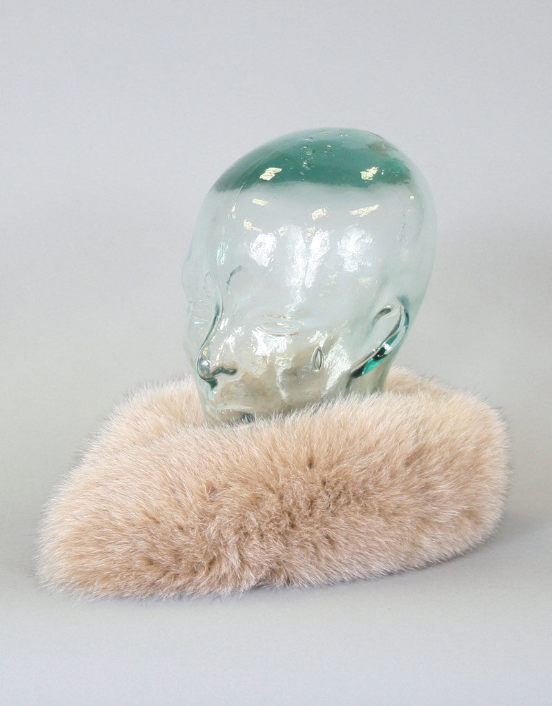 Fur Headband- White