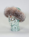 Fur Headband- Crystal