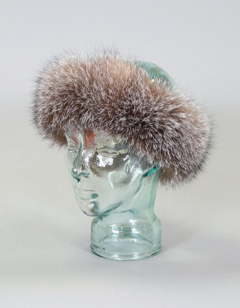Fur Headband- Crystal
