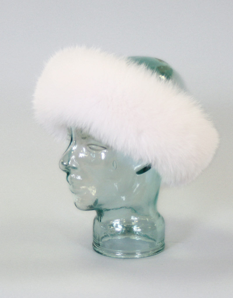 Fur Headband- Crystal