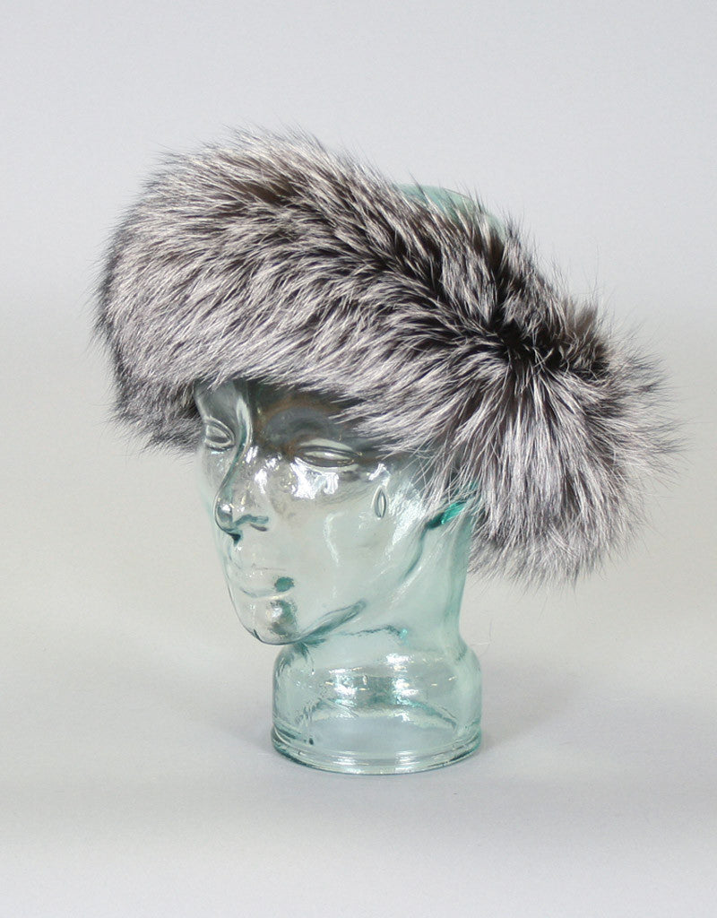 Fur Headband- Crystal