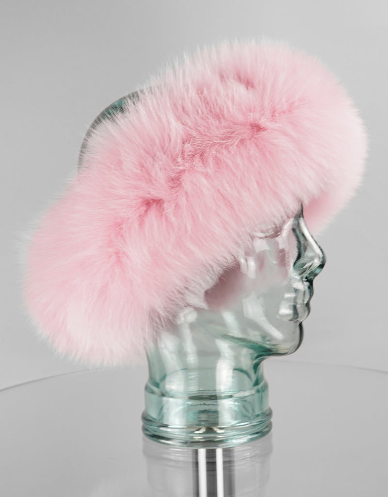 Fur Headband- Pink