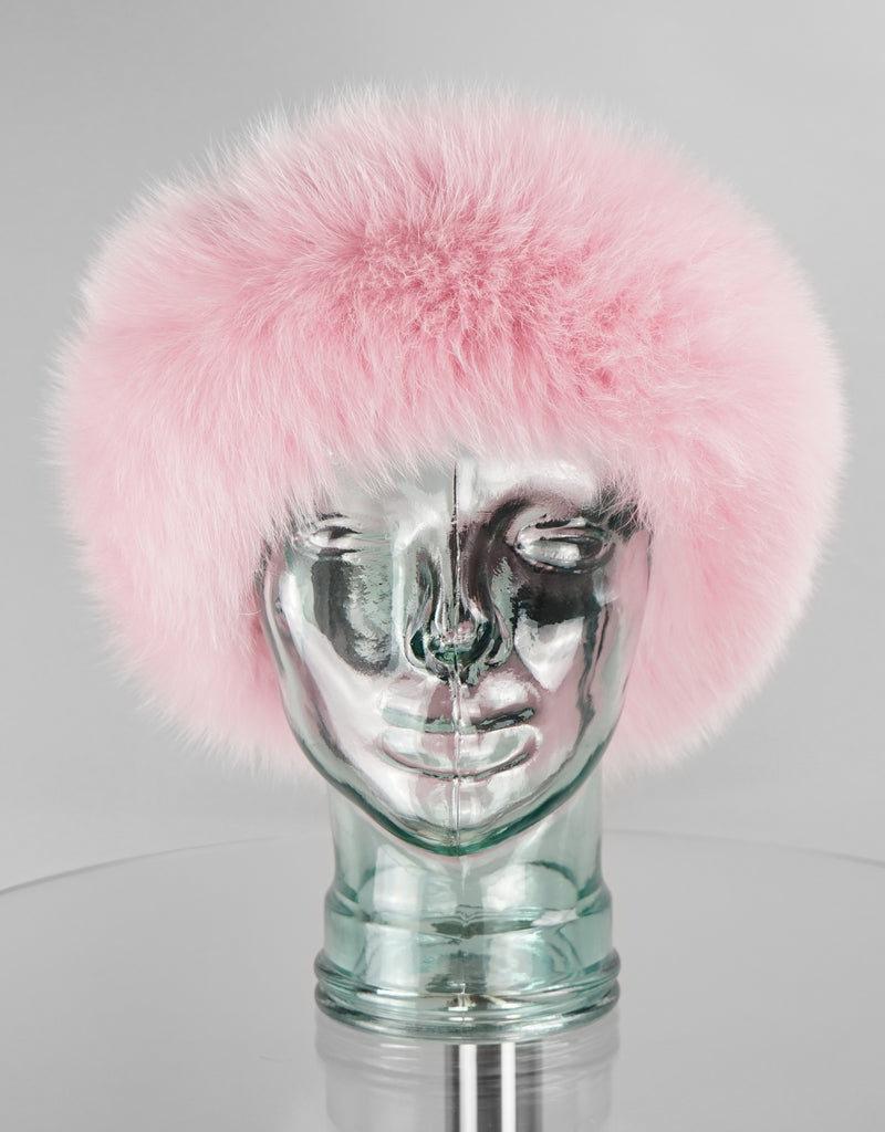 Fur Headband- Pink