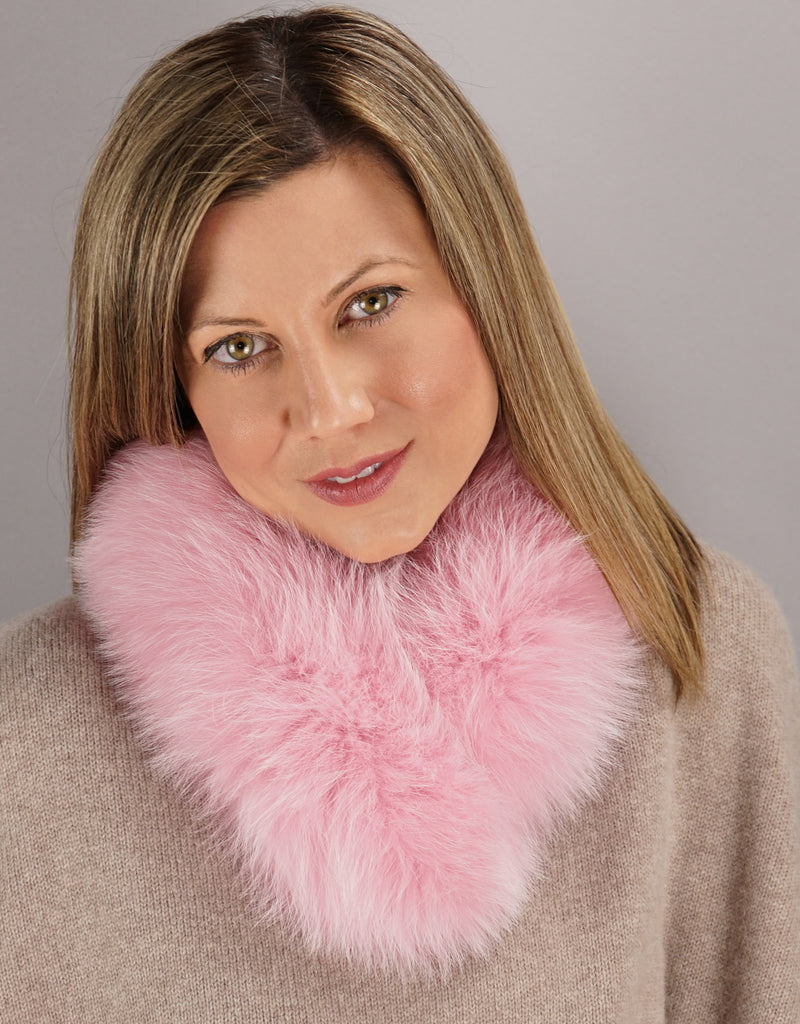 Fur Headband- Pink
