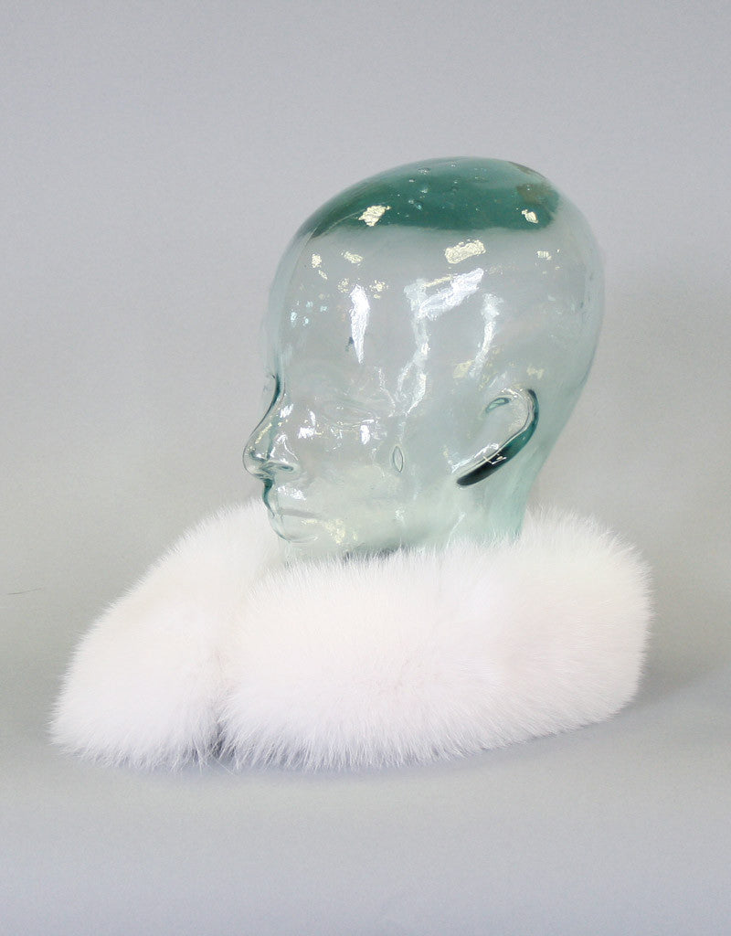 Fur Headband- Crystal