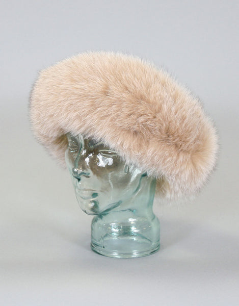 Fur Headband- Blush