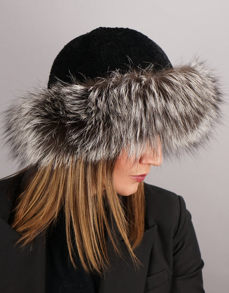 Soft Top Hat - Black Silver