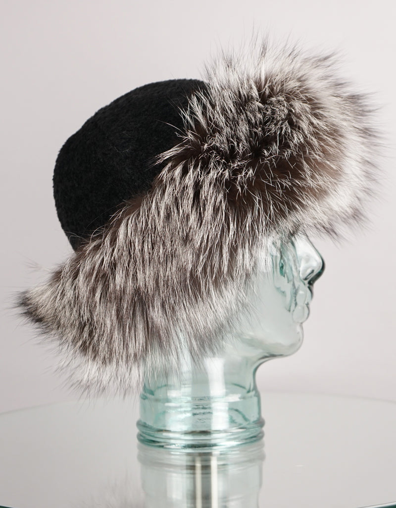 Soft Top Hat - Black Silver