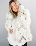 Funky Section Fox Vest - Natural Blue