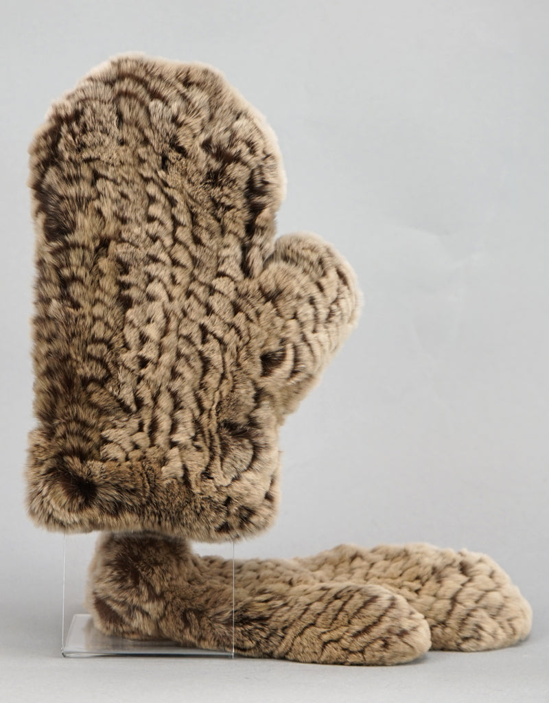 Rex Mitten - Brown Camel Taupe