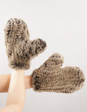 Rex Mitten - Brown Camel Taupe