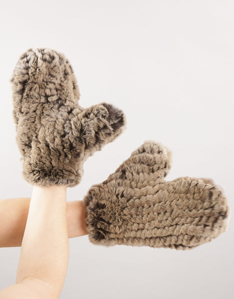 Rex Mitten - Brown Camel Taupe
