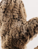 Rex Mitten - Brown Camel Taupe