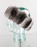 Wide Chinchilla Headband- Natural