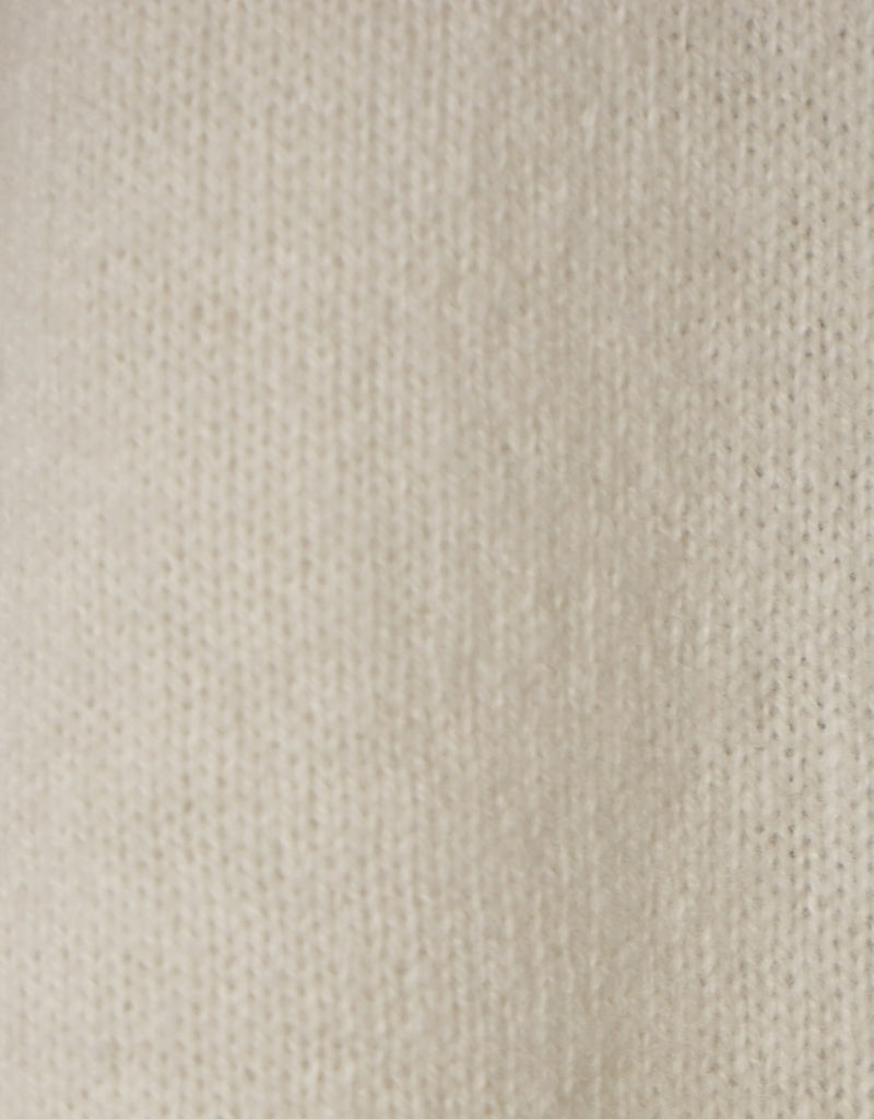 Beautiful Cashmere Ruffle Shawl- Cream