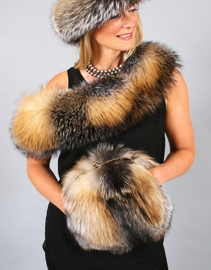 Forever Elegant Purse Muff- Silver