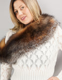 Classic Fur Collar- Crystal