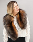Classic Fur Collar- Crystal