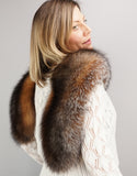 Classic Fur Collar- Crystal