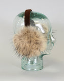 Lux Fox Earmuff-Purple Dyed Silver