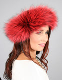 Wide Fur Headband-Cross