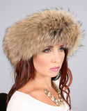Wide Fur Headband-Cross