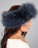 Wide Fur Headband-Cross