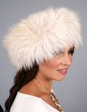Wide Fur Headband-Cross