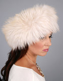 Wide Fur Headband-Cross