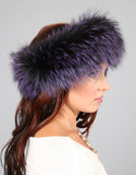 Wide Fur Headband-Cross