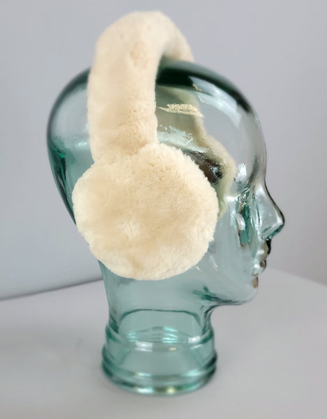 Fur Earmuff- Rosebeige