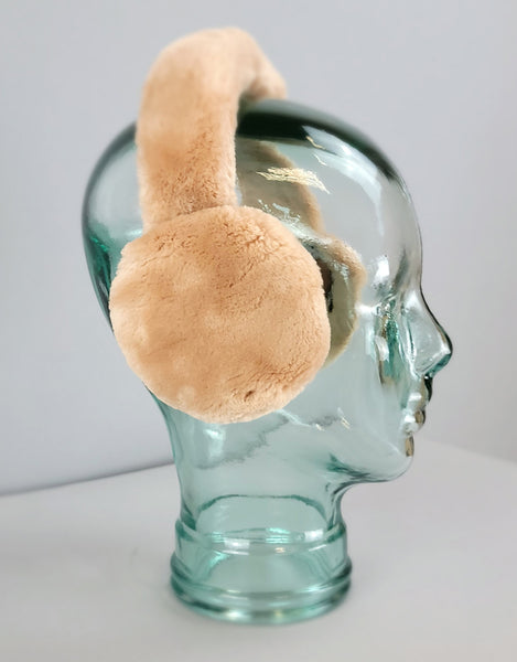 Fur Earmuff- Sand
