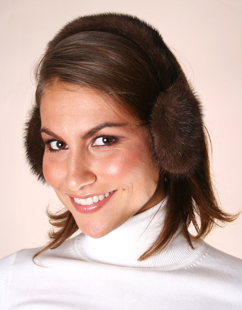Mink All Fur Earmuff-  Whiskey