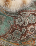 Printed Cashmere Shawl- Marigold Crystal
