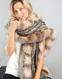 Printed Cashmere Shawl- Marigold Crystal