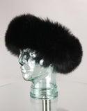 Fur Headband- Black