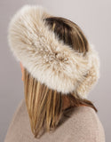Fur Headband- Soft Blush