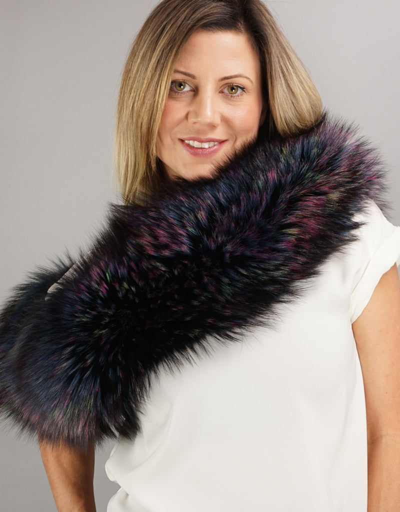 Lux Fur Collar- Multi