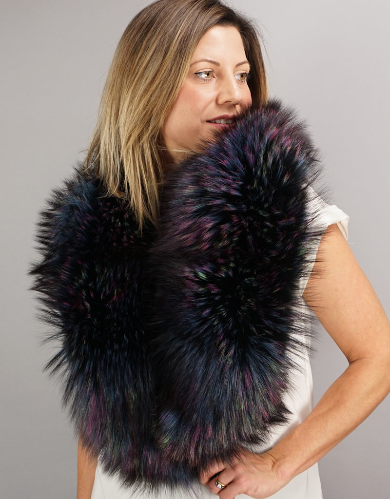 Lux Fur Collar- Multi