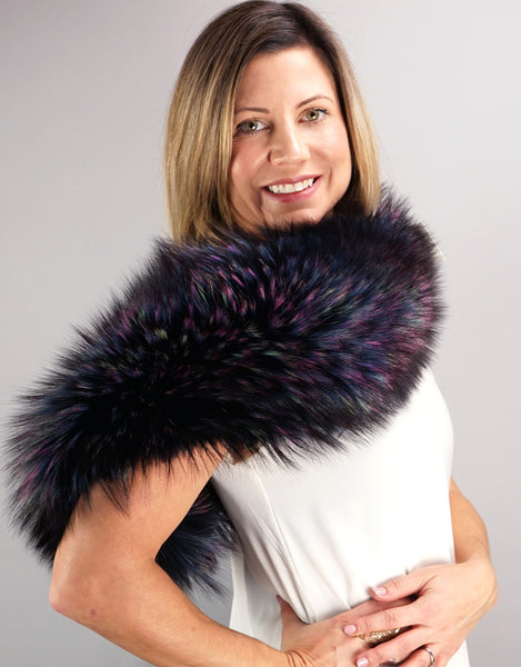 Lux Fur Collar- Multi