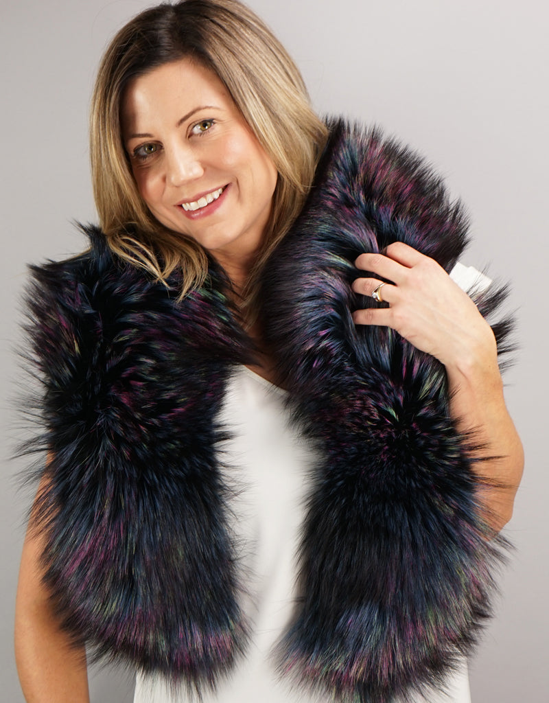 Lux Fur Collar- Multi