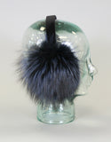 Lux Fox Earmuff-Purple Dyed Silver