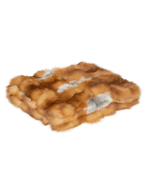 CANADIANA Fox Blanket - Natural Red