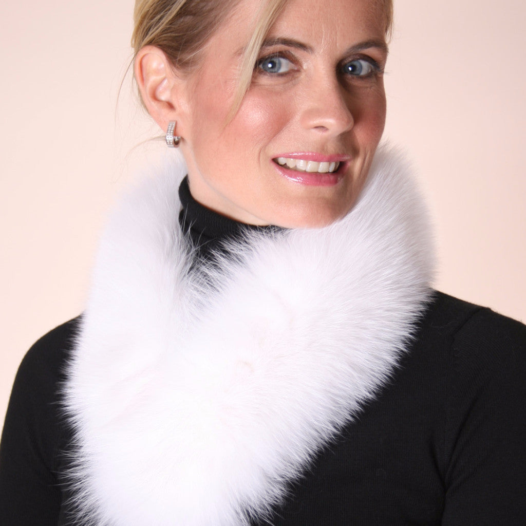 Fur Headband- Silver