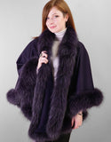Loro Piana Medium Round Cape - Purple