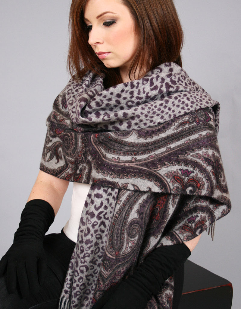 Cashmere Shawl- Marble